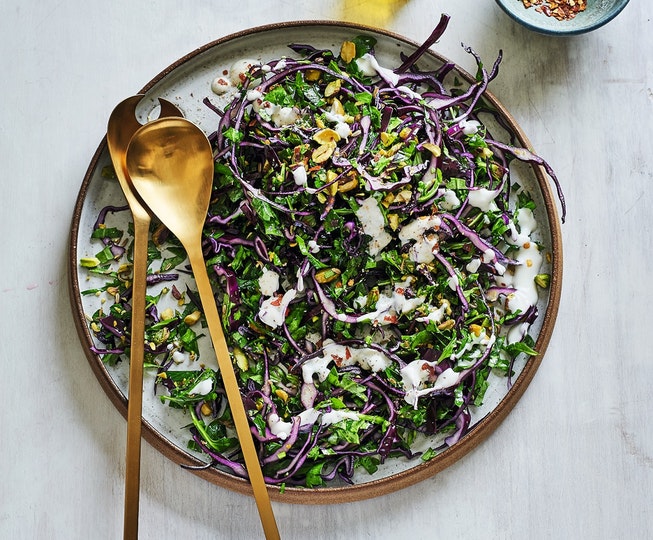 Pistachio, fennel & red cabbage slaw | HRP Festivals